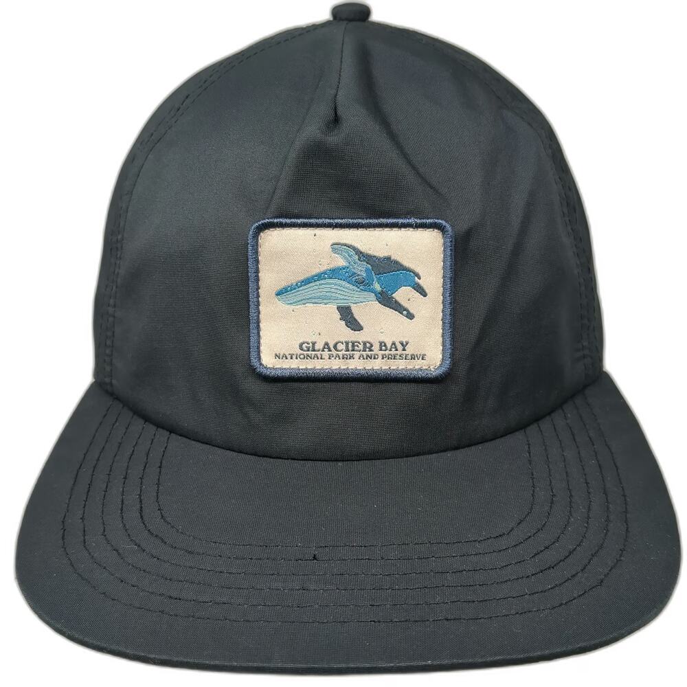 Locale 5 Panel Blue One Size Glacier Bay National Park Humpback Whale hat